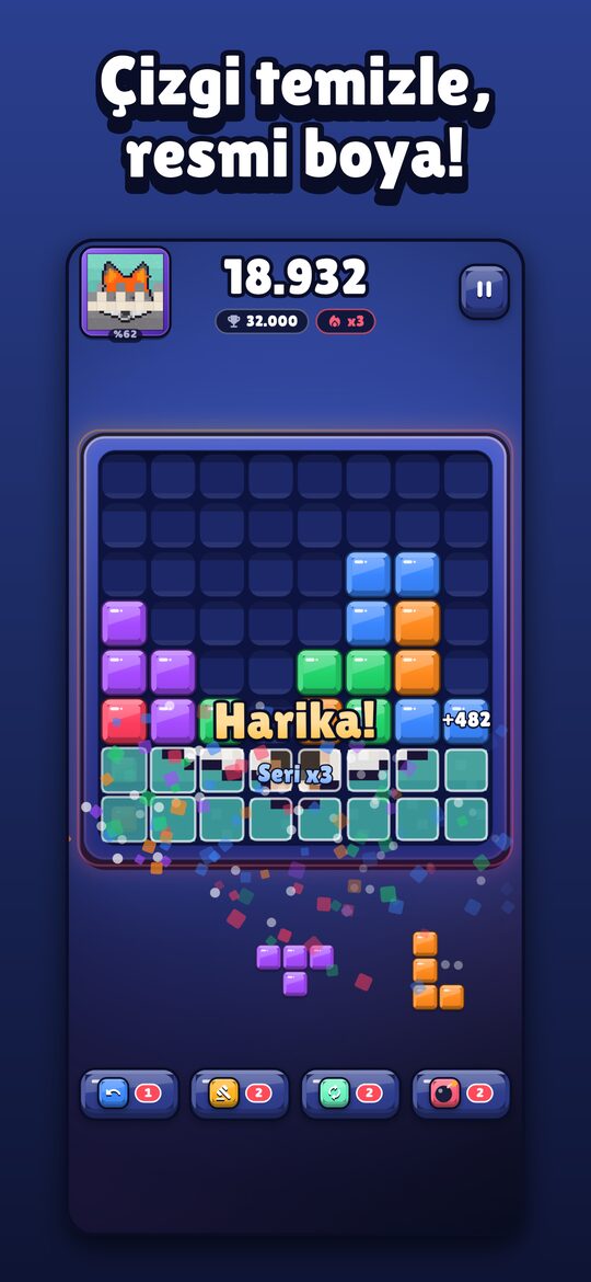 Çizgi temizle, resmi boya!