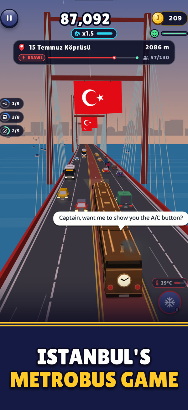 Cross the Bosphorus Bridge