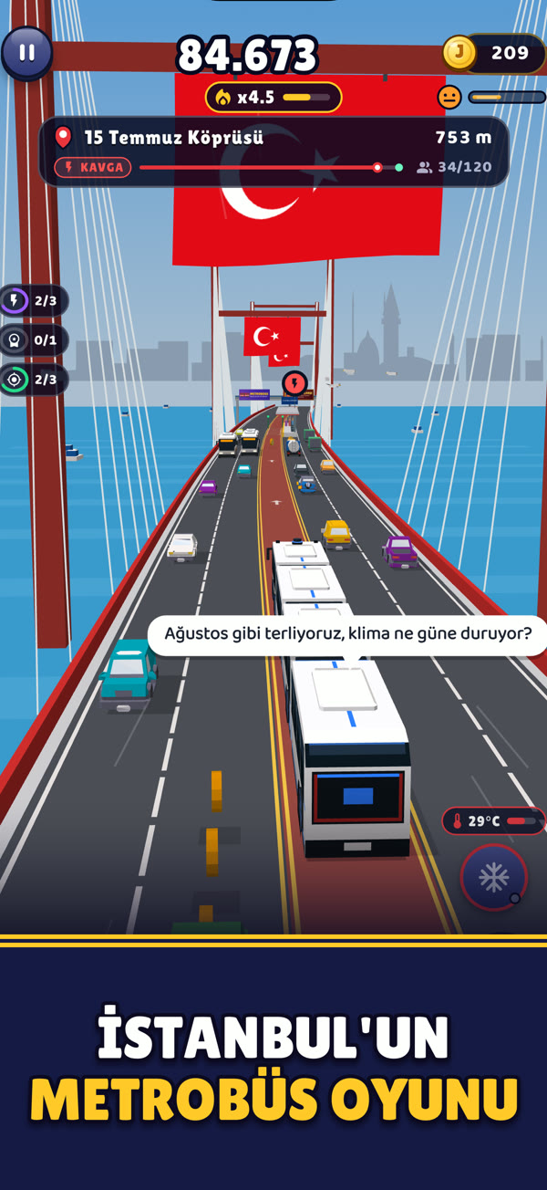 Boğaz Köprüsü'nden geç